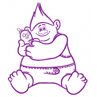 Biggie and Mr. Dinkles 4 embroidery design - Embroidery Design