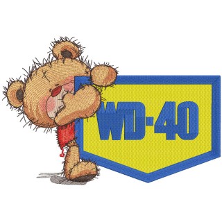 Teddy bear love W-40 embroidery design - Embroidery Design