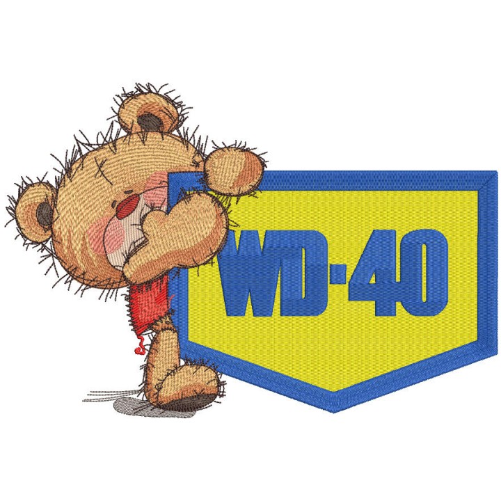 Teddy bear love W-40 embroidery design - Embroidery Design