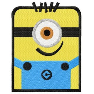 Square Minion 2 embroidery design - Embroidery Design