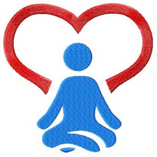 Yoga embroidery design - Embroidery Design