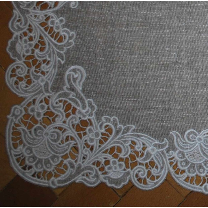 Cutwork napkin project embroidery design - Embroidery Design