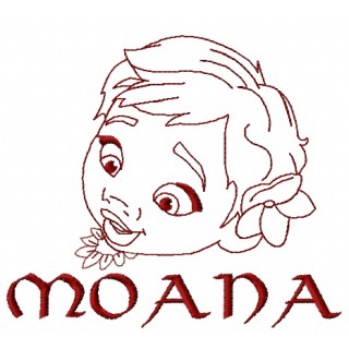 Moana 4 embroidery design - Embroidery Design