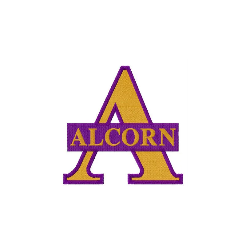 Embroidery design of the Alcorn State Braves and Lady Braves logo, ideal for caps, t-shirts, and more.