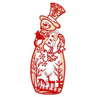 Thinking about birdhouse on tree embroidery design - Embroidery Design