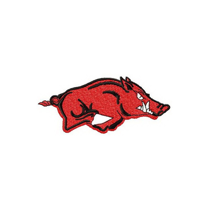 Arkansas Razorbacks logo 2 embroidery design - Embroidery Design