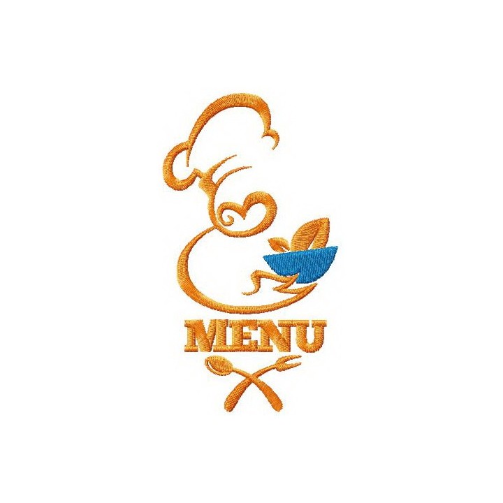 Menu 3 embroidery design - Embroidery Design