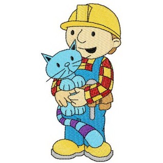 Bob and Pilchard embroidery design - Embroidery Design