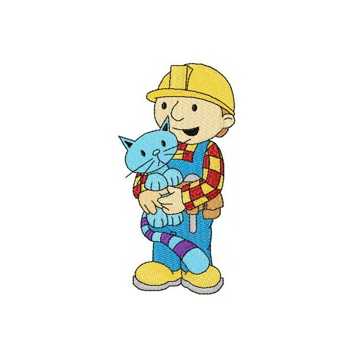Bob and Pilchard embroidery design - Embroidery Design