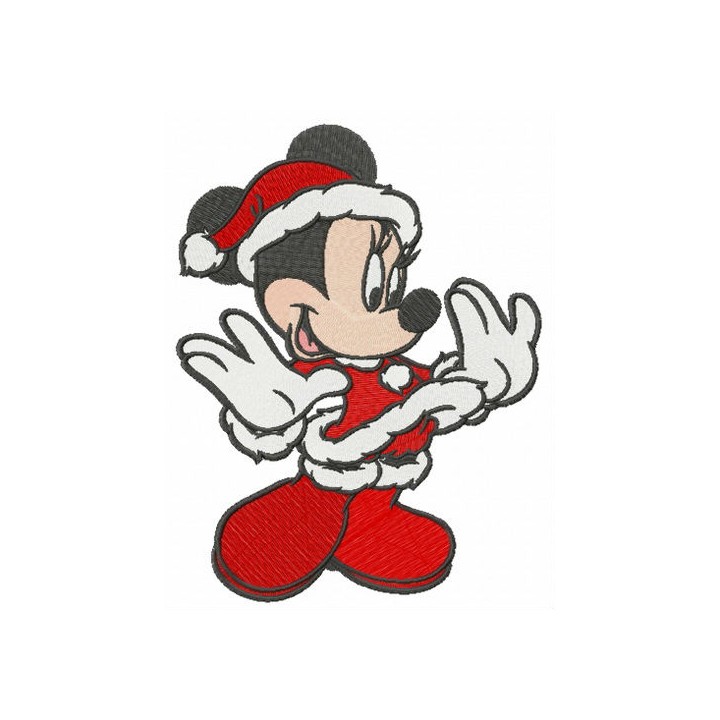 Adorable Santa's helper embroidery design - Embroidery Design
