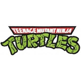 Teenage Mutant Ninja Turtles logo embroidery design - Embroidery Design
