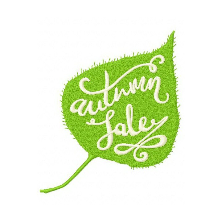 Autumn sale 2 embroidery design - Embroidery Design