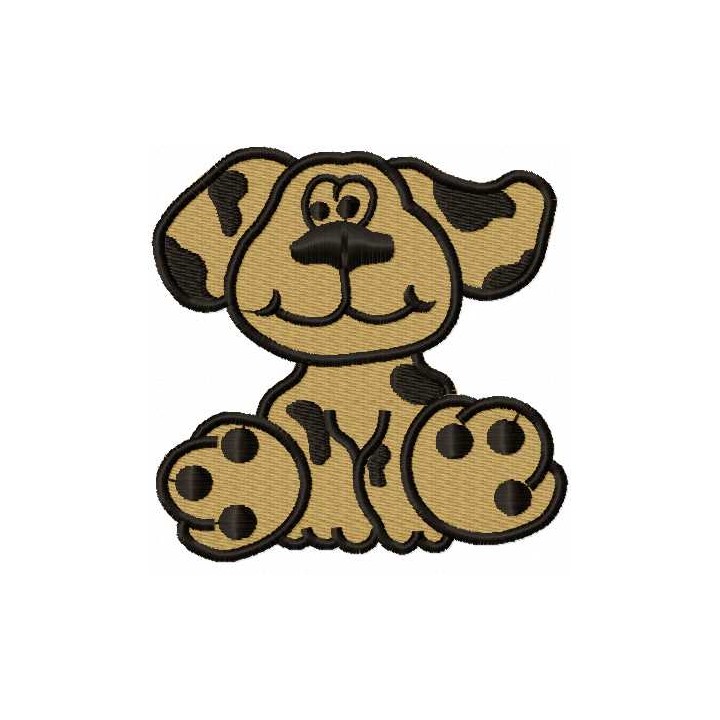 Cute dog 12 embroidery design - Embroidery Design