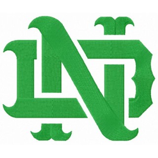 Notre Dame Fighting Irish logo embroidery design - Embroidery Design
