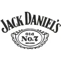 Embroidery design preview of the Jack Daniels Old No 7 Logo featuring intricate details and clean edges.