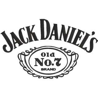 Jack Daniels Old No 7 Logo embroidery design - Embroidery Design