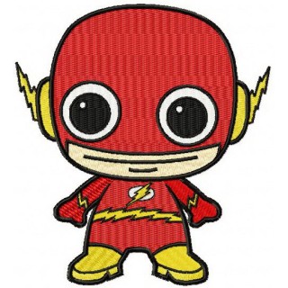 Chibi Flash embroidery design - Embroidery Design