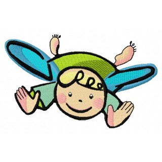 Cute little fairy 12 embroidery design - Embroidery Design