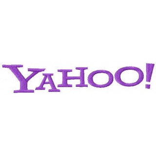 Yahoo logo embroidery design - Embroidery Design
