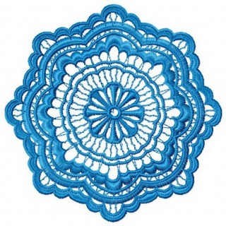 Lace doily 2 embroidery design - Embroidery Design