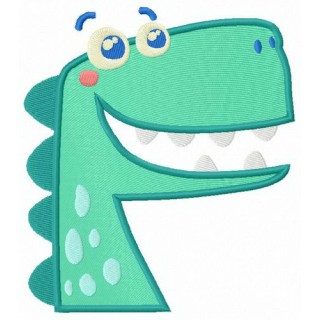 Spotty monster embroidery design - Embroidery Design