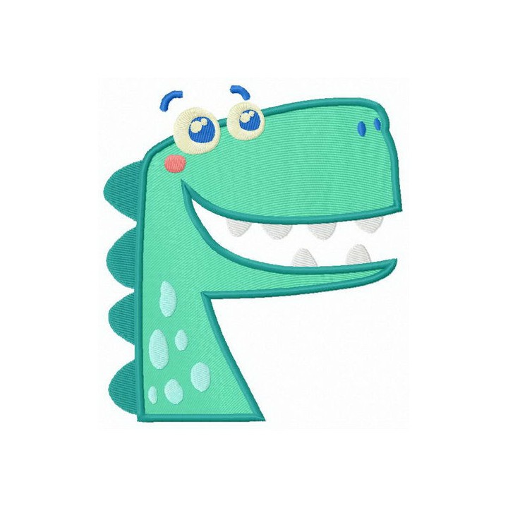 Spotty monster embroidery design - Embroidery Design