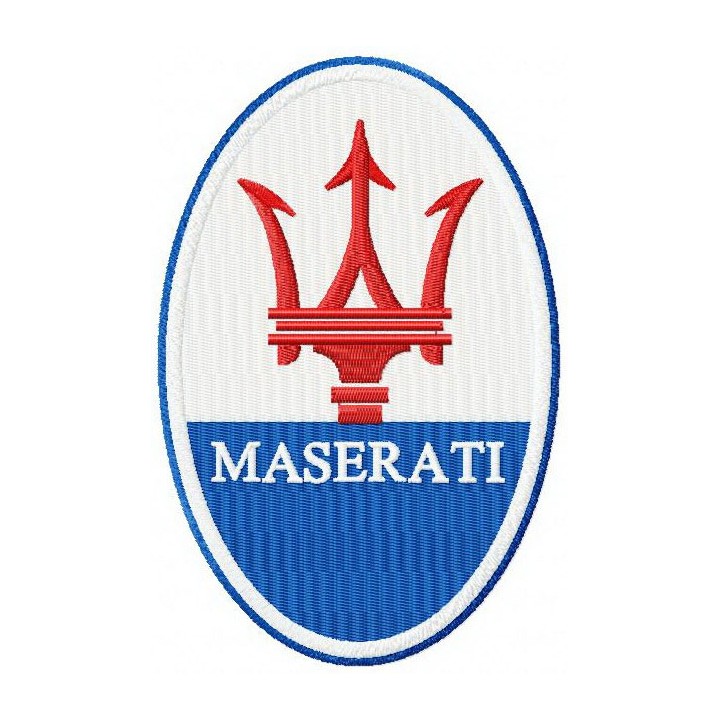 Maserati logo embroidery design - Embroidery Design