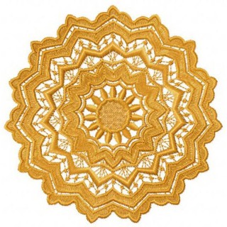 Lace doily embroidery design - Embroidery Design