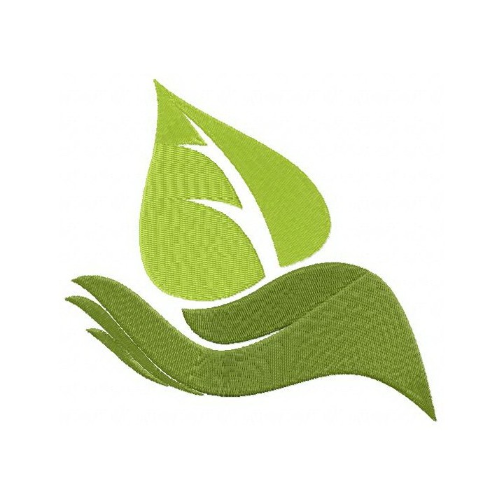 Hand of nature embroidery design - Embroidery Design