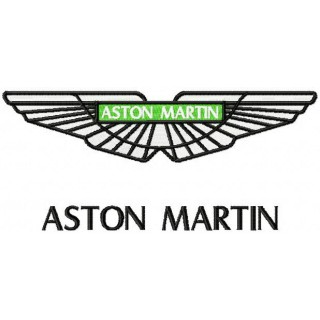 Aston Martin logo embroidery design - Embroidery Design
