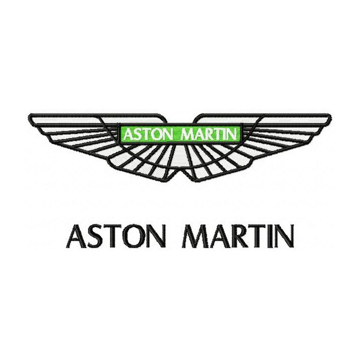 Aston Martin logo embroidery design - Embroidery Design