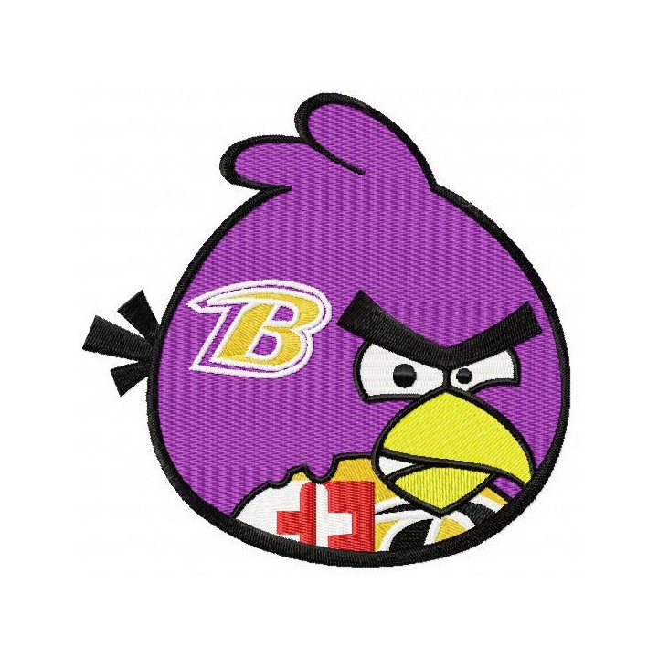 Bird Baltimore Ravens embroidery design - Embroidery Design