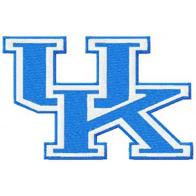 Kentucky Wildcats football team embroidery design showcasing stitched motifs for sports enthusiasts.