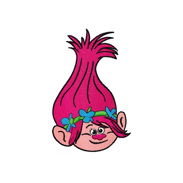 Princess Poppy 8 embroidery design - Embroidery Design