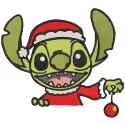 Embroidery design preview of Stitch Grinch featuring vibrant colors and detailed stitching for machine embroidery.