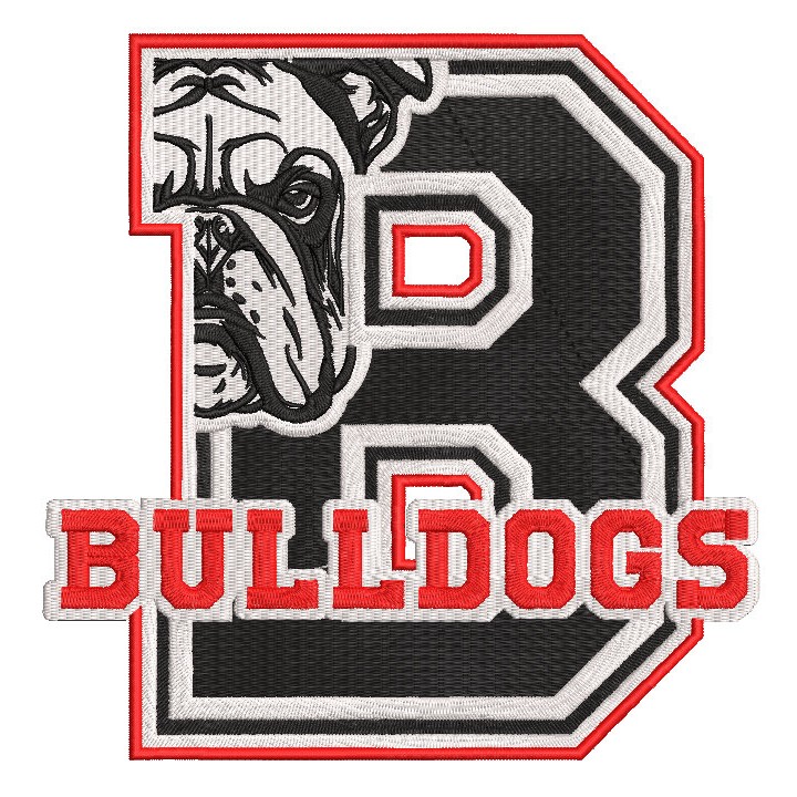 Georgia Bulldogs Art logo embroidery design - Embroidery Design