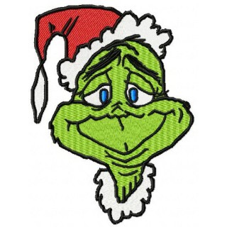 Christmas Grinch embroidery design - Embroidery Design