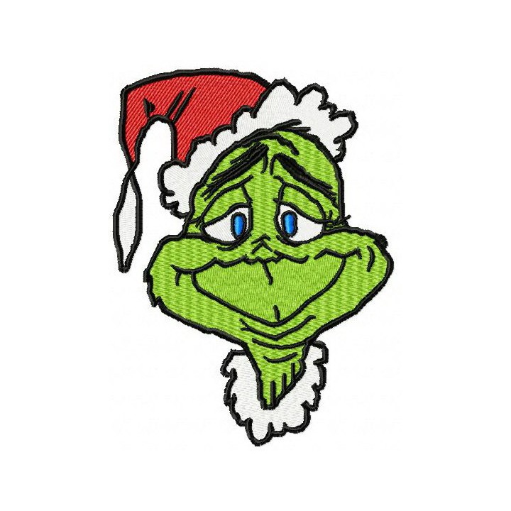 Christmas Grinch embroidery design - Embroidery Design