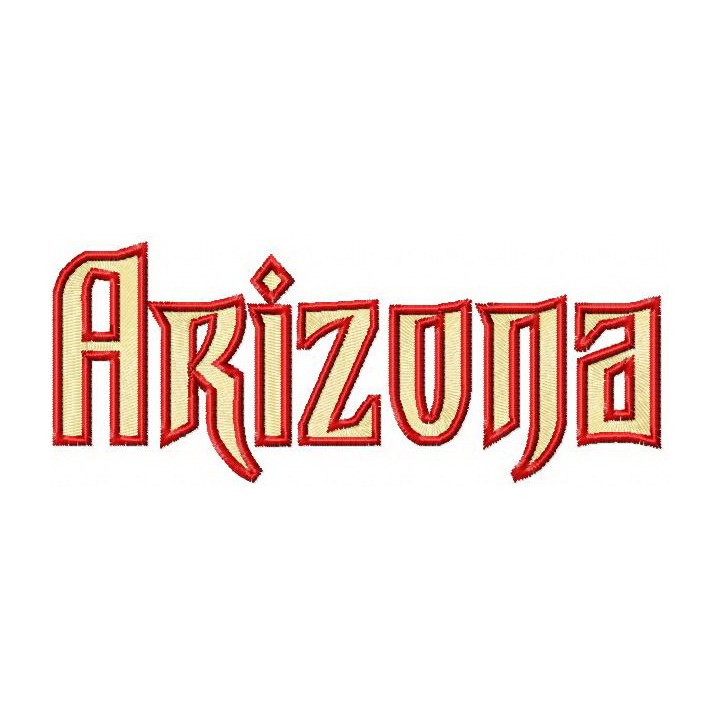 Arizona Diamondbacks wordmark logo embroidery design - Embroidery Design