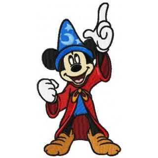 Mickey Mouse Fantasia 3 embroidery design - Embroidery Design