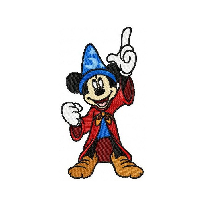 Mickey Mouse Fantasia 3 embroidery design - Embroidery Design
