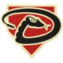 Embroidery design of the Arizona Diamondbacks cap insignia, showcasing the logo for stitching on caps.
