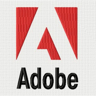 Adobe logo embroidery design - Embroidery Design