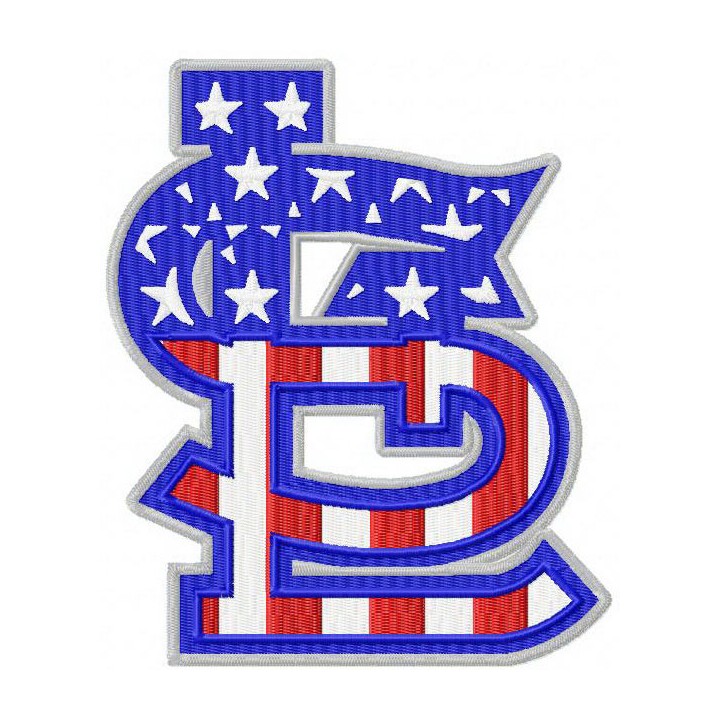 St. Louis Cardinals cap insignia embroidery design - Embroidery Design