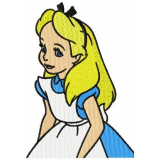 Alice in Wonderland 2 embroidery design - Embroidery Design
