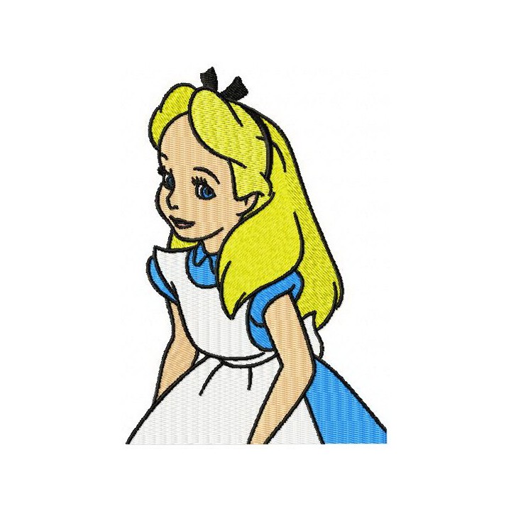 Alice in Wonderland 2 embroidery design - Embroidery Design
