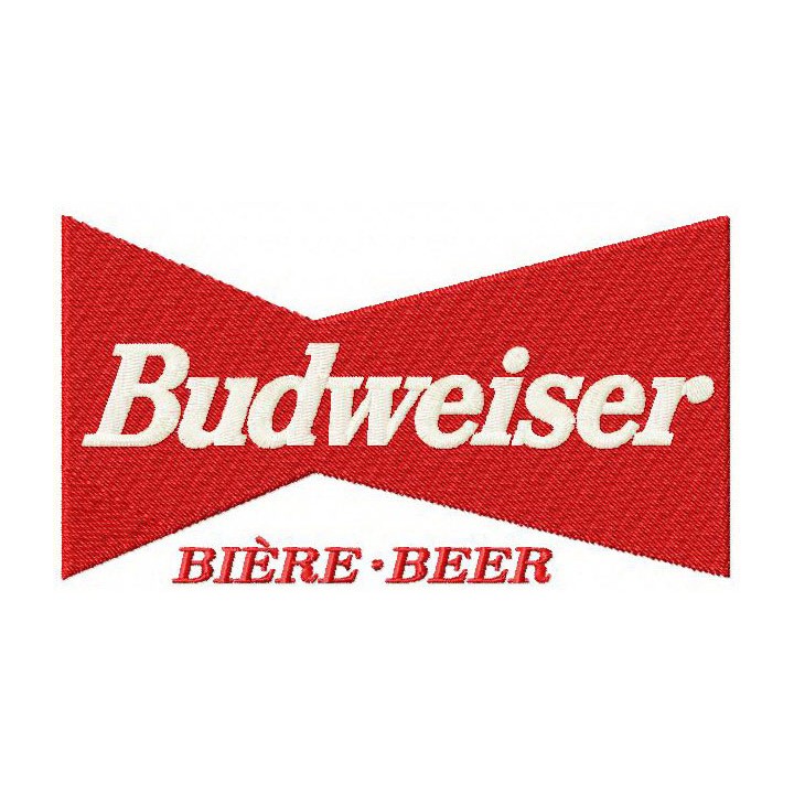Budweiser embroidery design - Embroidery Design