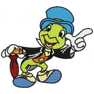 Jiminy Cricket 2 embroidery design - Embroidery Design