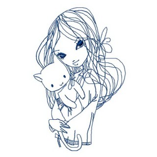 Lovely pet 3 embroidery design - Embroidery Design