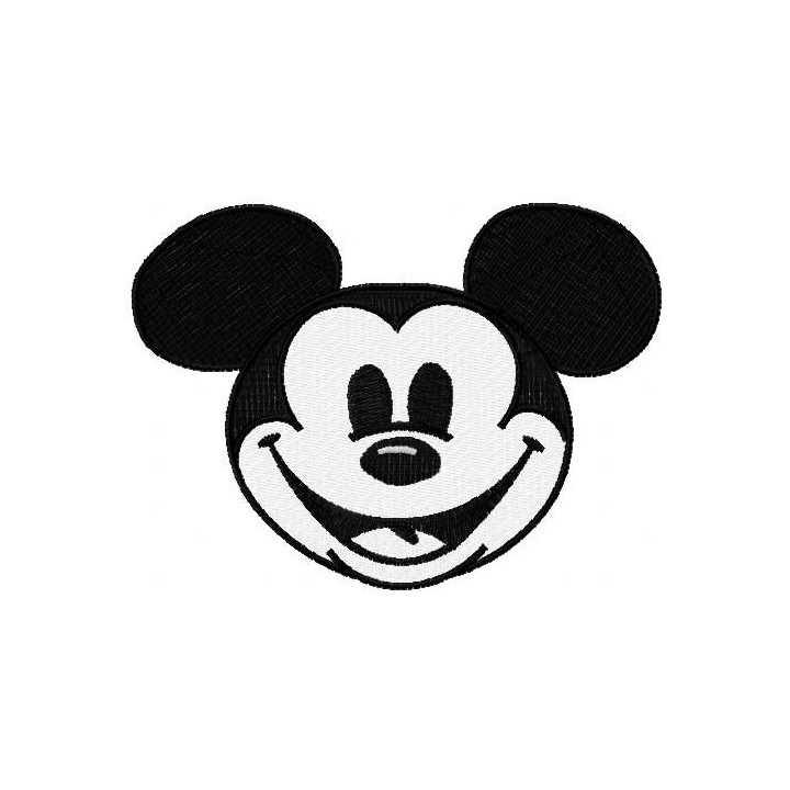 Mickey Mouse face applique embroidery design - Embroidery Design